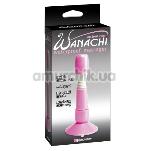 Універсальний масажер Suction Cup Wanachi, рожевий