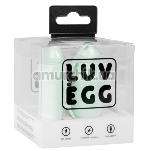 Виброяйцо Luv Egg, бирюзовое