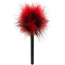Перышко для ласк Mini Feather, черно-красное - Фото №0