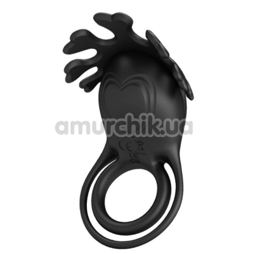 Виброкольцо для члена Pretty Love Vibrant Penis Ring Ruben, черное