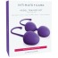 Набір вагінальних кульок Intimate + Care Kegel Trainer Set, фіолетовий - Фото №12