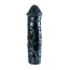 Фалоімітатор Super Duper, 32 см чорний - Фото №1
