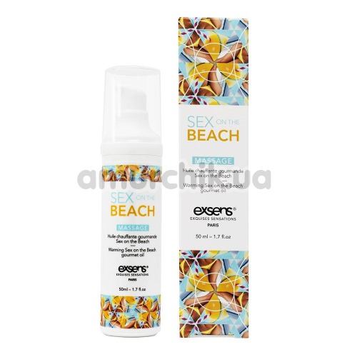 Массажное масло с согревающим эффектом Exsens Sex on the Beach - секс на пляже, 50 мл