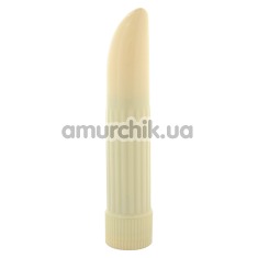 Вибратор Lady Finger Deluxe Mini Ivory 13 см, белый - Фото №1