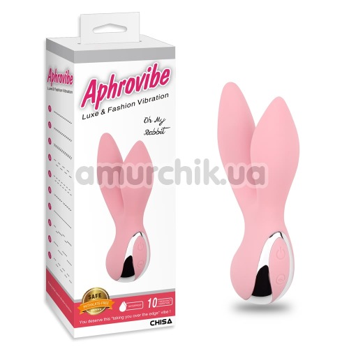 Вібратор Aphrovibe Oh My Rabbit, рожевий