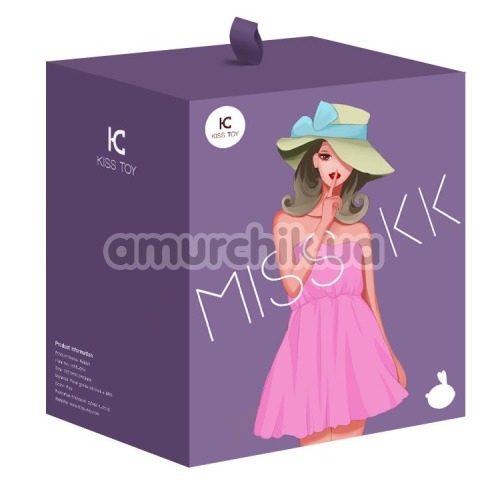 Симулятор орального секса для женщин с вибрацией KissToy Miss КК, фиолетовый