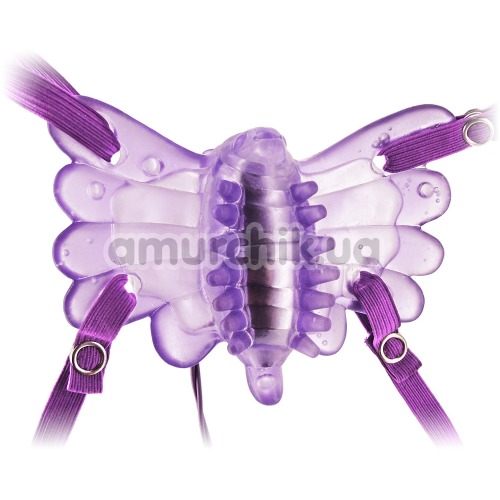Вібратор-метелик Trinity Vibes The Butterfly Bliss Variable Speed Stimulator, фіолетовий