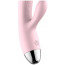 Вибратор с подогревом FoxShow Silicone 10 Function Heating Vibrator, розовый - Фото №3