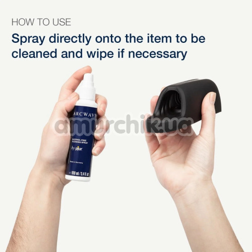 Антибактеріальний спрей для очистки секс-іграшок Arcwave Alcohol-Free Toy Cleaning Spray By Pjur, 100 мл
