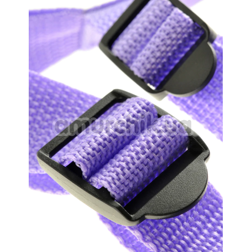 Страпон Dillio 7 Inch Strap-On Suspender Harness Set, фиолетовый