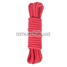 Мотузка Lux Fetish 20м, червона - Фото №1