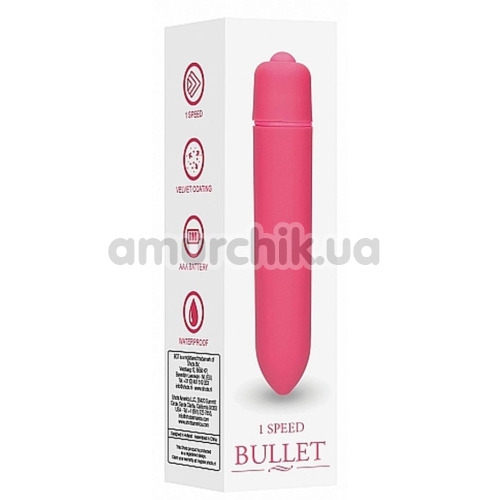Клиторальный вибратор 1 Speed Bullet, розовый