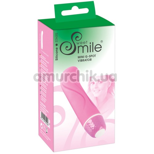 Вібратор Smile Mini-G, рожевий