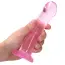 Фалоімітатор Realrock Crystal Clear Dildo Non Realistic 7, рожевий - Фото №3