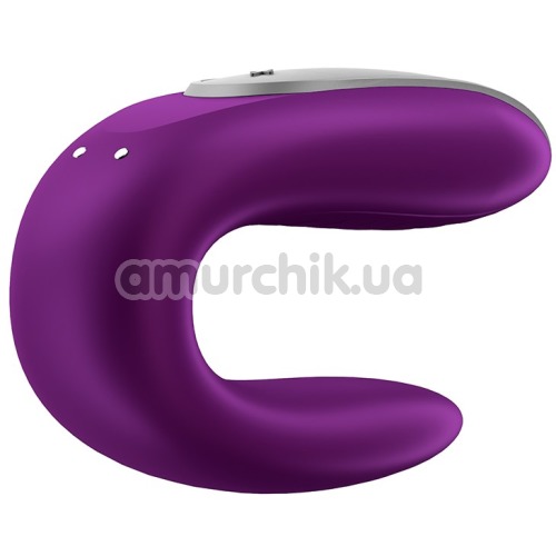 Вибратор Satisfyer Double Fun Partner Vibrator, фиолетовый
