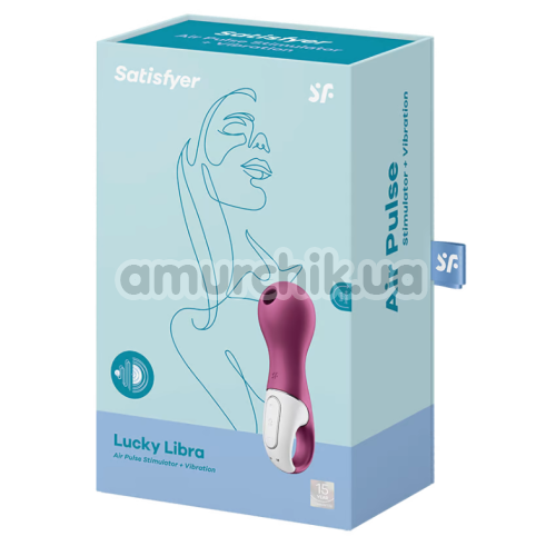 Симулятор орального секса для женщин с вибрацией Satisfyer Lucky Libra, фиолетовый