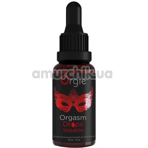 Стимулююча сироватка для жінок Orgie Orgasm Drops Kissable, 30 мл - Фото №1