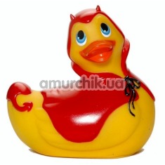 Клиторальный вибратор I Rub My Duckie Red Devil, желтый - Фото №1
