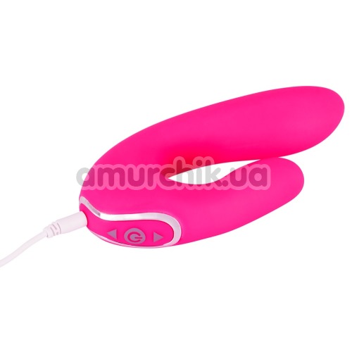 Вибратор клиторальный и для точки G Javida Vibe With Clit Stimulator, розовый