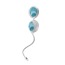 Вагінальні кульки OVO L1, біло-блакитні - Фото №5