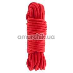 Веревка Hidden Desire Bondage Rope 10, красная - Фото №1