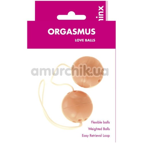 Вагинальные шарики Minx Orgasmus Love Balls, телесные