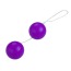 Вагінальні кульки Twins Ball, фіолетові - Фото №1