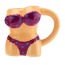 Чашка Пляжная вечеринка, фиолетовая