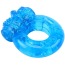 Виброкольцо Reusable Cock Ring, голубое - Фото №5