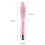 Вибратор с подогревом FoxShow Silicone 10 Function Heating Vibrator, розовый - Фото №4