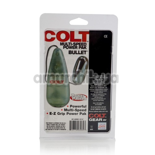 Виброяйцо Colt Multi-Speed Power Pak Bullet, маленькое