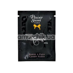 Масажна олія Plaisirs Secrets Paris Huile Massage Oil Candy Floss - цукрова вата, 3 мл - Фото №1
