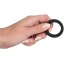 Ерекційне кільце Black Velvets Cock Ring 3.2 см, чорне - Фото №1