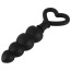 Анальная цепочка Magic Shiver Anal Beads, черная - Фото №3