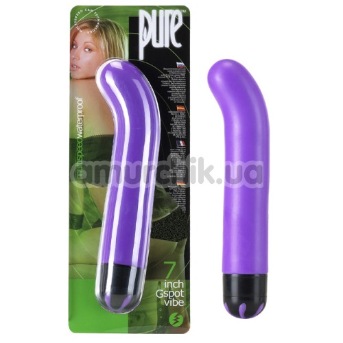 Вибратор для точки G Pure 7 G-Spot Vibe, фиолетовый