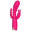Анально-вагинально-клиторальный вибратор Toy Joy Designer Edition Aphrodite, розовый - Фото №4