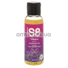 Масажна олія Stimul8 S8 Vitalize Erotic Massage Oil - лайм Омана і гострий імбир, 50 мл - Фото №1
