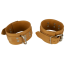 Фиксаторы для рук Zado Fetish Line Leather Wrist Cuffs, коричневые - Фото №0