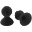Вакуумные стимуляторы для сосков Silicone Nipple Sucker Vacuum, черные - Фото №4