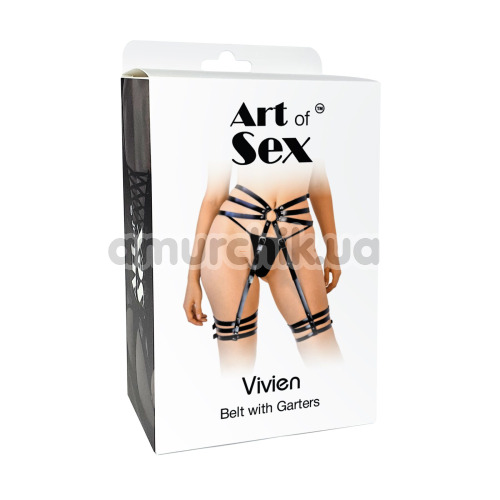 Гартеры Art of Sex Vivien, черные