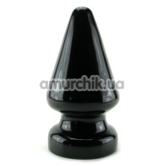Анальна пробка XL Humongous Butt Plug, чорна - Фото №1