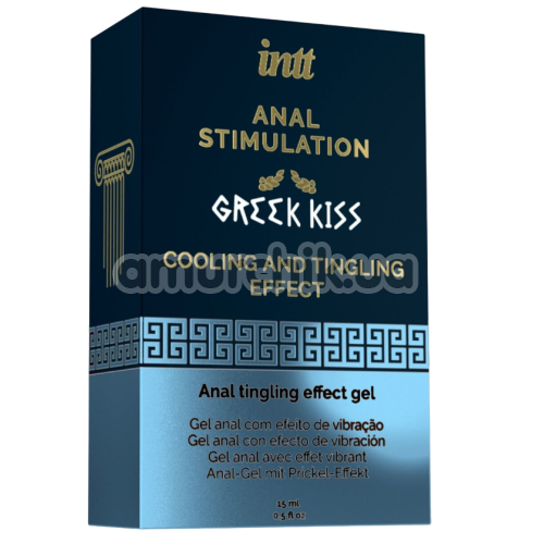 Гель для римминга Intt Greek Kiss Anal Stimulation - мята, 15 мл