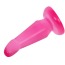 Анальна пробка Butt Plug Hungry з загнутою голівкою, рожева - Фото №3