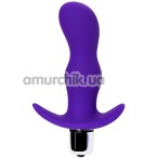 Анальна пробка з вібрацією A-Toys Vibro Anal Plug 761313 S, фіолетова - Фото №1