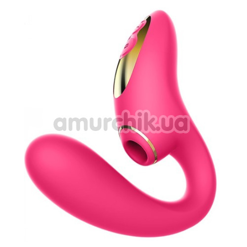 Симулятор орального секса для женщин с вибрацией Kissen Duende, розовый
