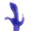 Анально-вагінально-кліторальний вібратор Triple Tease фіолетовий - Фото №4