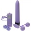 Набор из 5 предметов Silky Touch Waterproof Couples Kit, фиолетовый - Фото №1