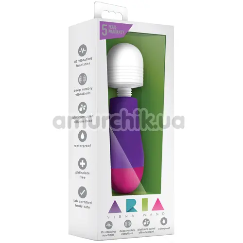 Универсальный вибромассажер Aria Vibra Wand, фиолетовый