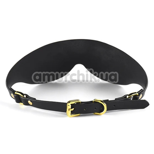 Маска Upko Leather Blindfold, черная
