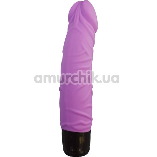 Вібратор M-Mello Thick Realistic Dildo 8, фіолетовий